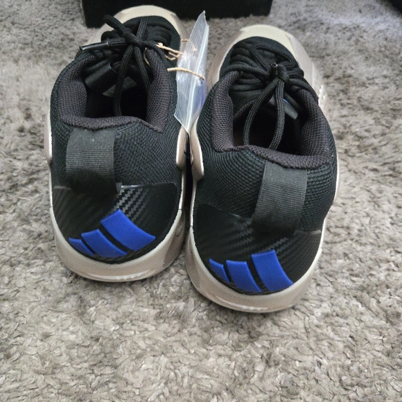 Adidas Anthony Edwards 1 Low Men Size 13 Black Blue And Metallic New 022026 - Picture 7 of 9